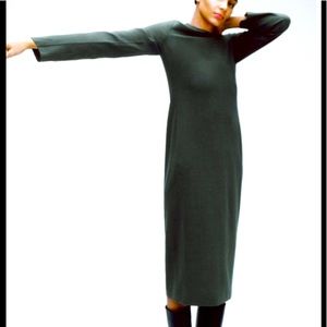 Zara wool blend dress limited edition